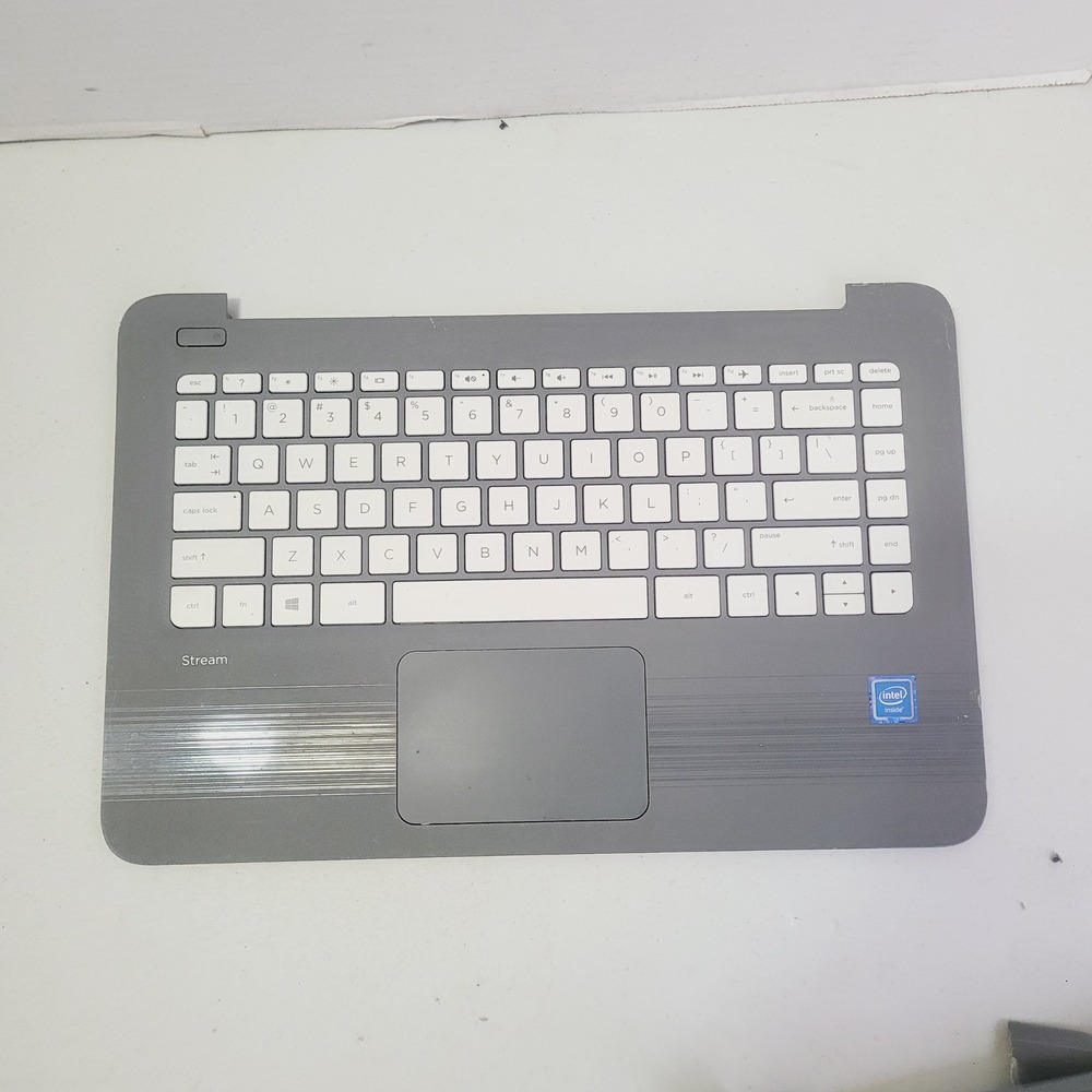 HP Stream 14-CB012WM Palmrest Keyboard Assembly 14in Gray Replacement